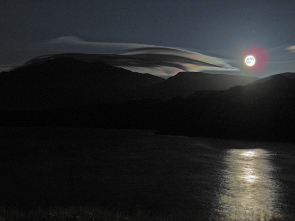 Full Moon over Snowdonia